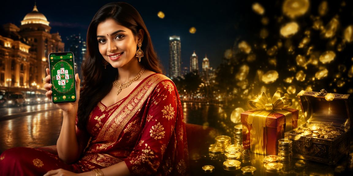 Live casino dealer hosting an Indian Teen Patti game online